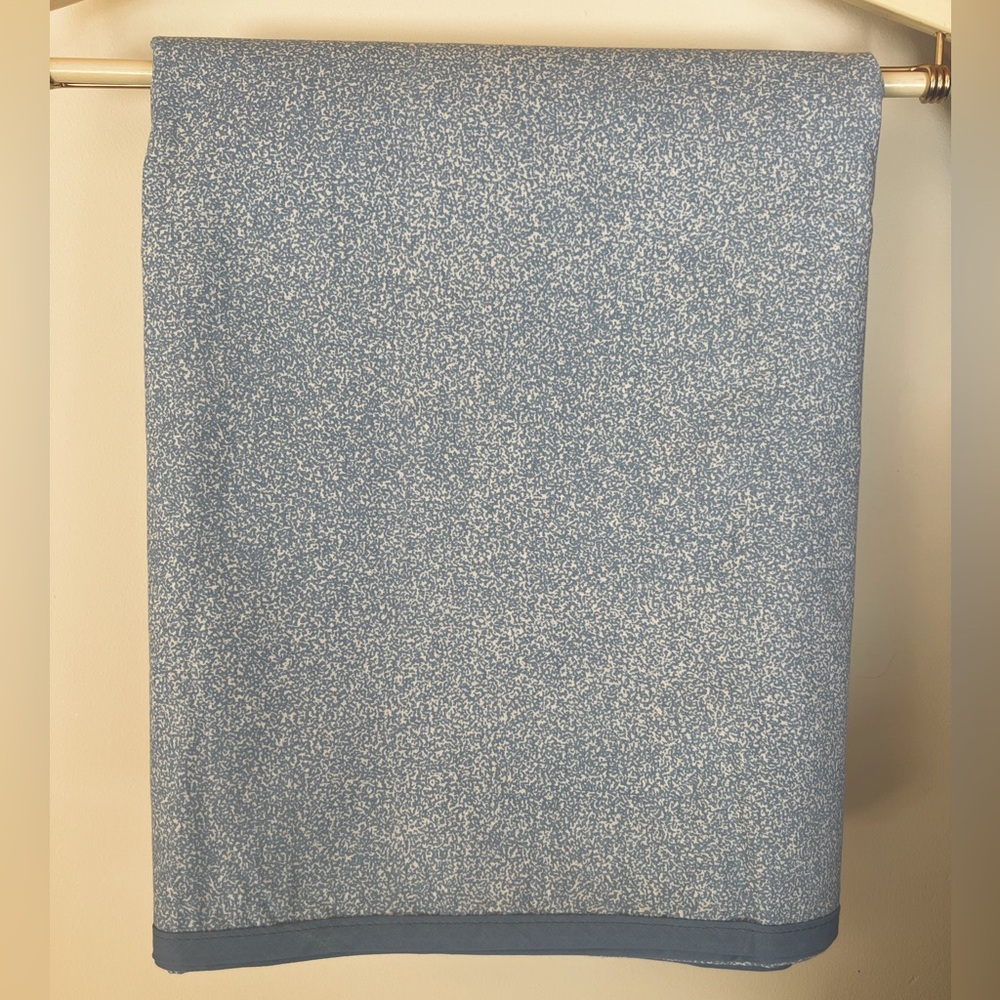Beautiful blue and white pattern Marimekko Queen Size flat sheet